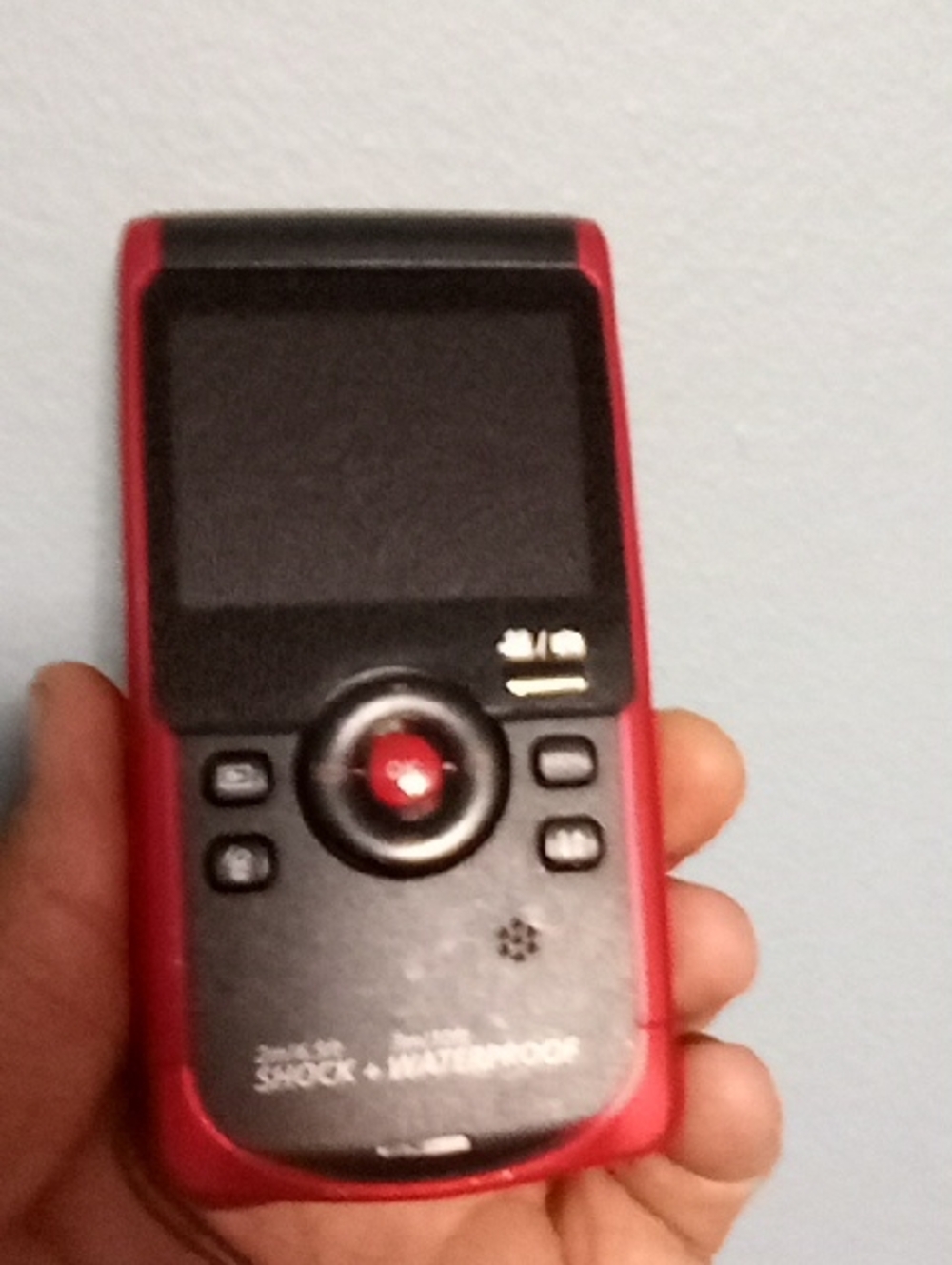 Samsung Red and Black Full HD Camera